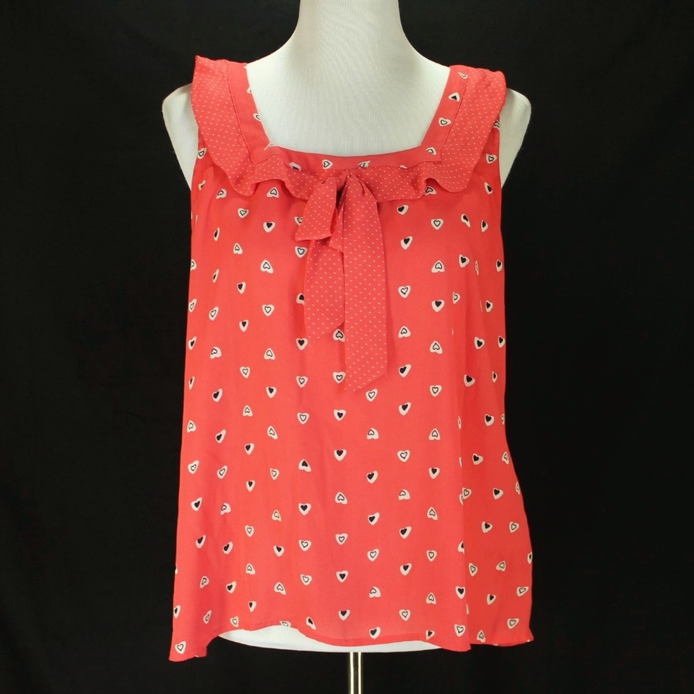 LC Lauren Conrad Tank Sleeveless Pink Blouse Top